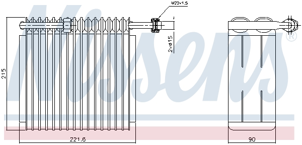 Airco verdamper Nissens 92199