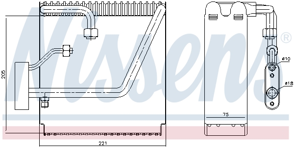 Nissens Airco verdamper 92204