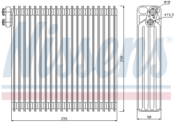 Nissens Airco verdamper 92213