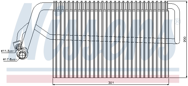 Nissens Airco verdamper 92221