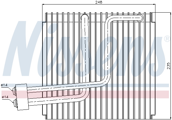 Nissens Airco verdamper 92265