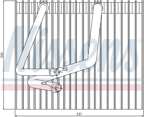 Nissens Airco verdamper 92270