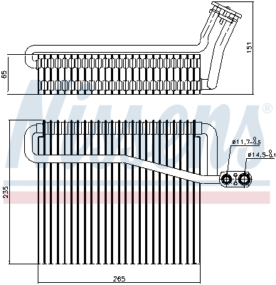 Nissens Airco verdamper 92271