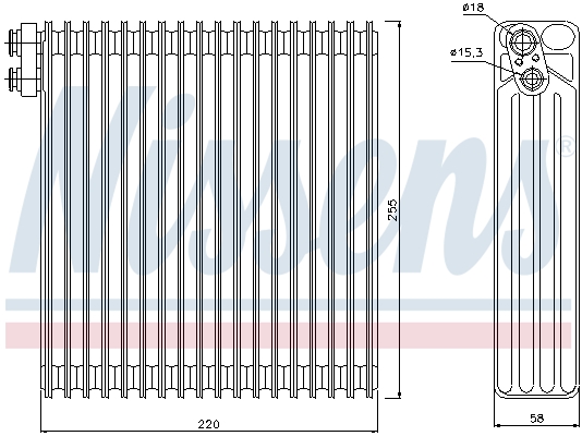 Nissens Airco verdamper 92283