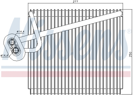 Nissens Airco verdamper 92289