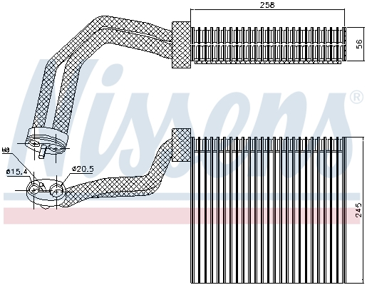 Nissens Airco verdamper 92293