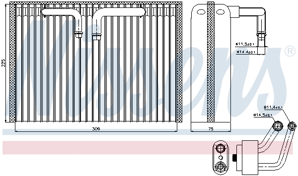 Nissens Airco verdamper 92296