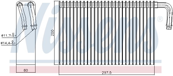 Nissens Airco verdamper 92298