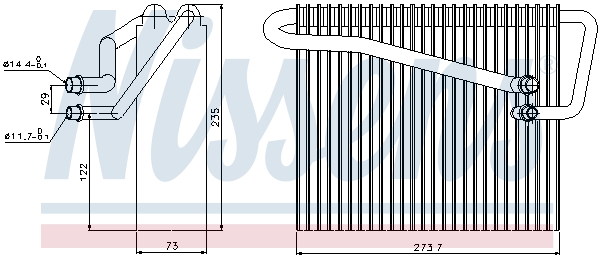 Nissens Airco verdamper 92301