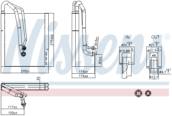 Airco verdamper Nissens 92305