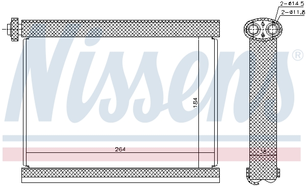 Nissens Airco verdamper 92317