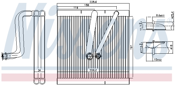 Nissens Airco verdamper 92321