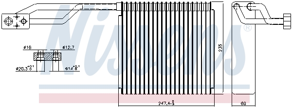 Nissens Airco verdamper 92326