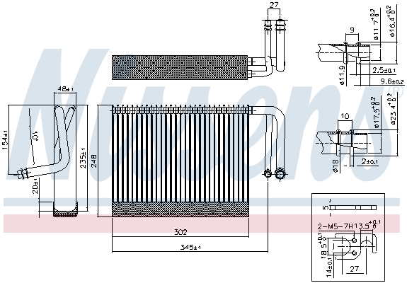 Nissens Airco verdamper 92327