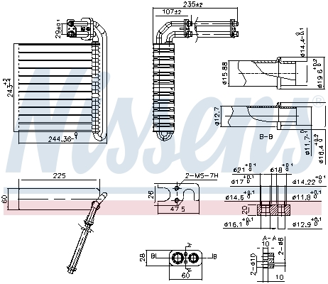 Nissens Airco verdamper 92332