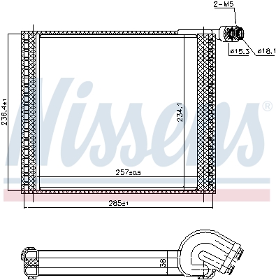 Nissens Airco verdamper 92338