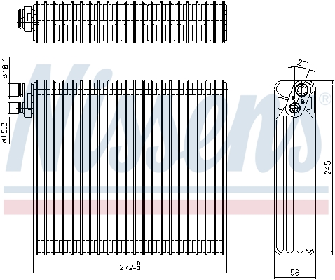 Nissens Airco verdamper 92343