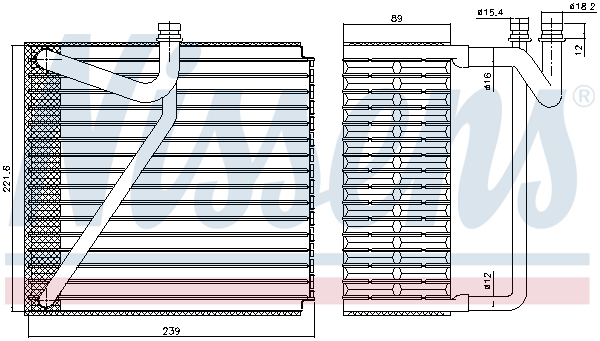 Nissens Airco verdamper 92345