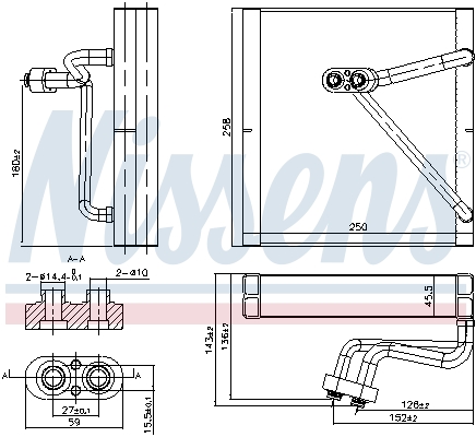 Nissens Airco verdamper 92353