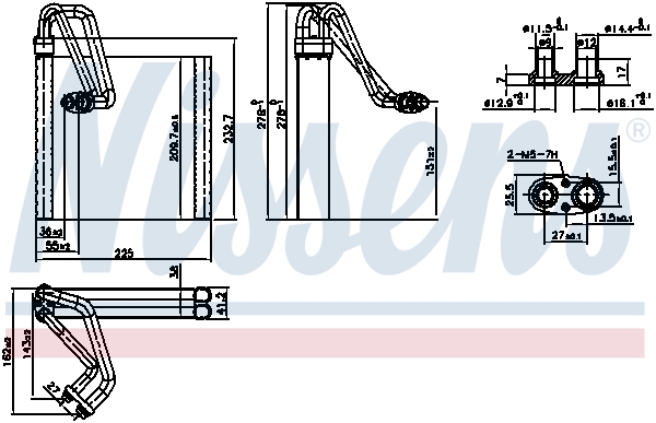 Nissens Airco verdamper 92354