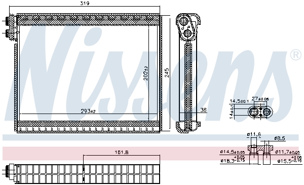 Nissens Airco verdamper 92364