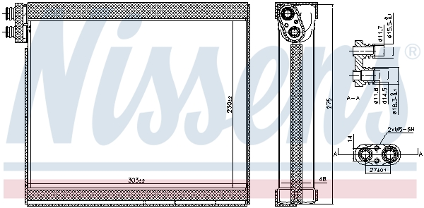 Nissens Airco verdamper 92365