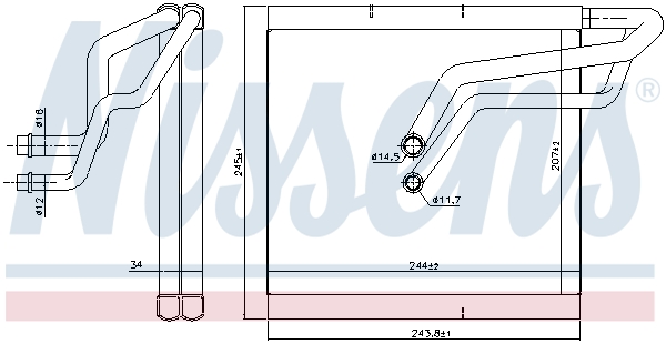 Nissens Airco verdamper 92366