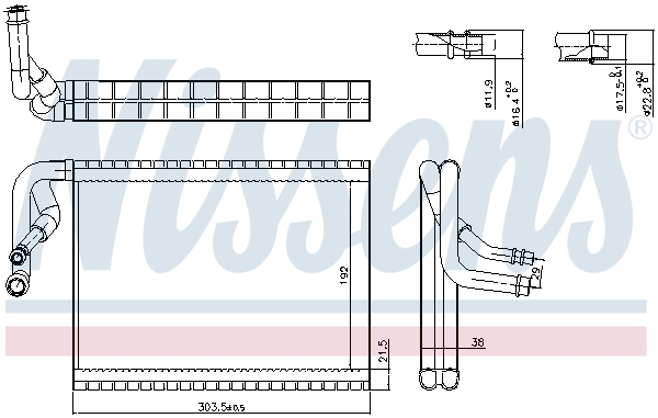 Nissens Airco verdamper 92370