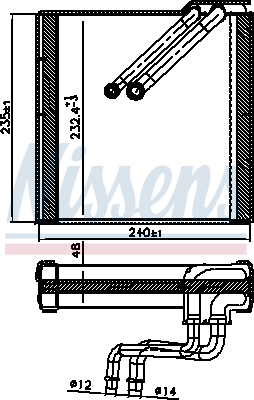 Nissens Airco verdamper 92371