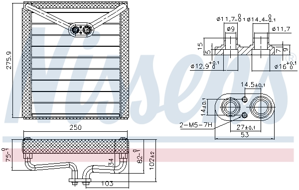 Nissens Airco verdamper 92373