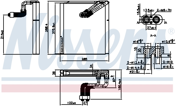 Nissens Airco verdamper 92375