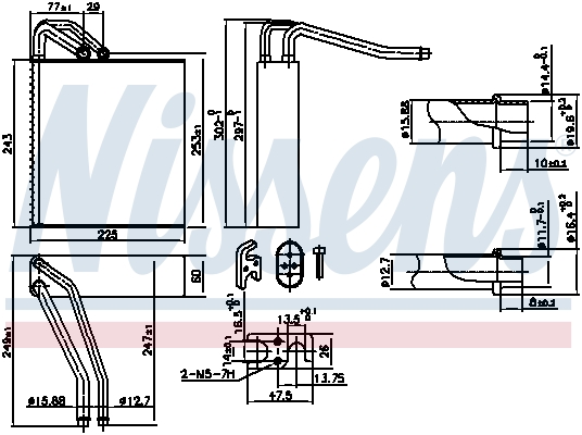 Nissens Airco verdamper 92376