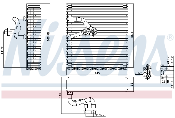 Nissens Airco verdamper 92384