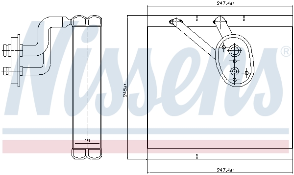 Nissens Airco verdamper 92388