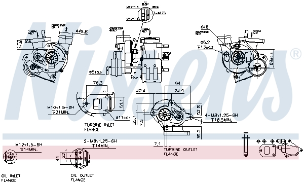 Nissens Turbolader 93027