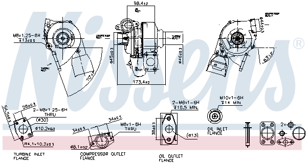 Nissens Turbolader 93037