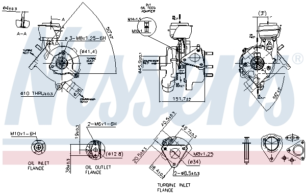 Nissens Turbolader 93038