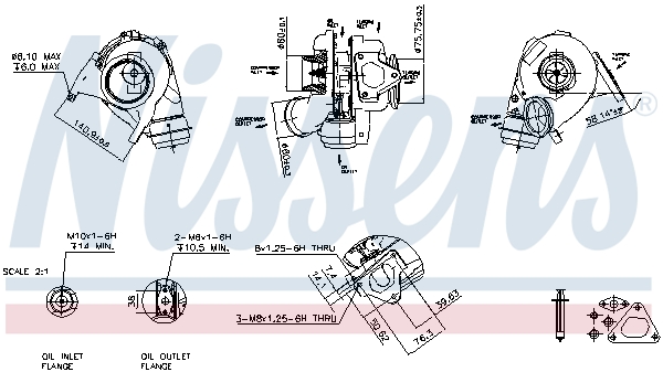 Nissens Turbolader 93051