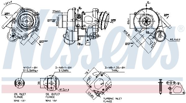 Nissens Turbolader 93059