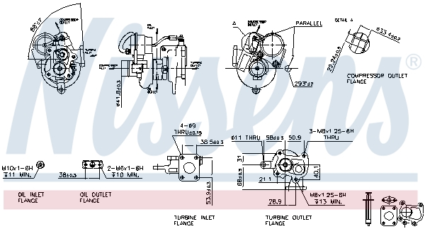 Nissens Turbolader 93060