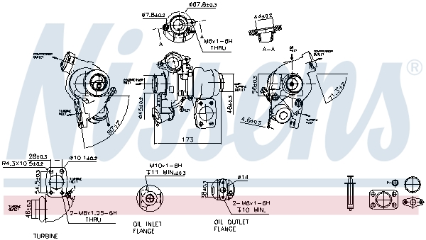 Nissens Turbolader 93061