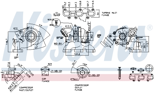 Nissens Turbolader 93071