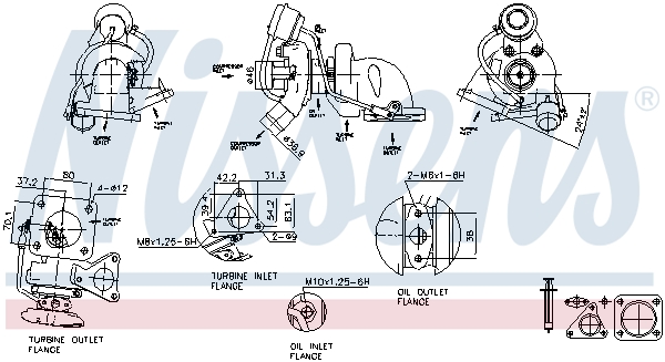 Nissens Turbolader 93075