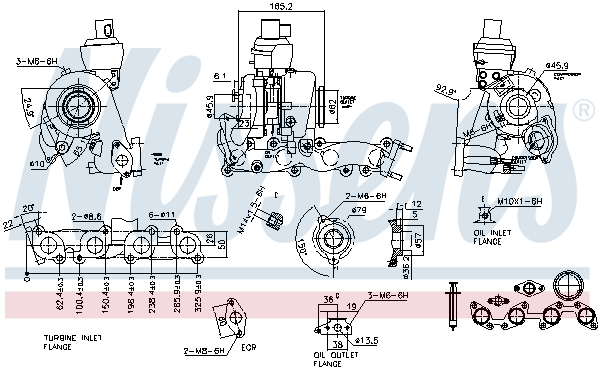 Nissens Turbolader 93079