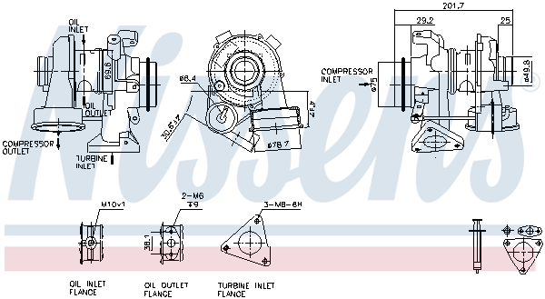 Nissens Turbolader 93081