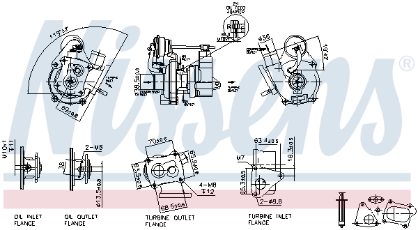 Nissens Turbolader 93087