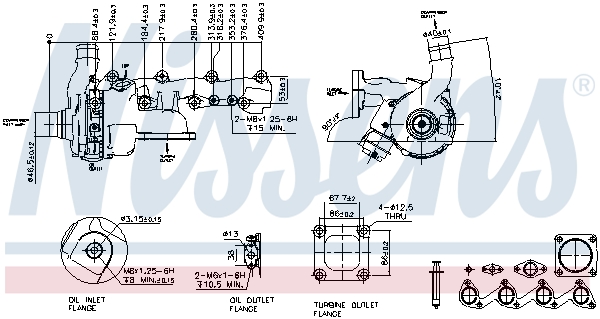 Nissens Turbolader 93088