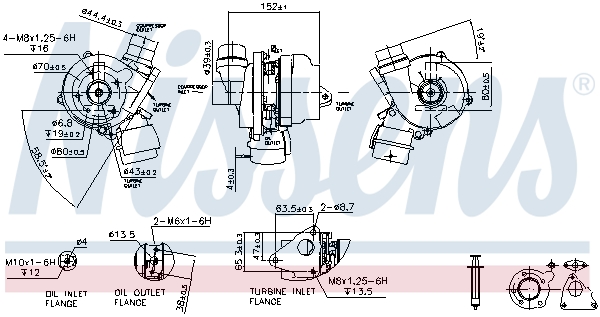 Nissens Turbolader 93089