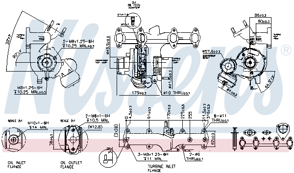 Nissens Turbolader 93091