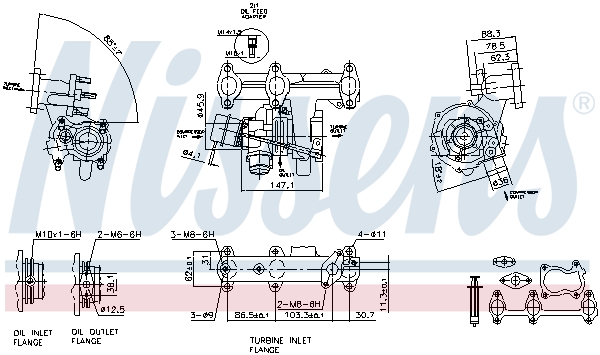 Nissens Turbolader 93095